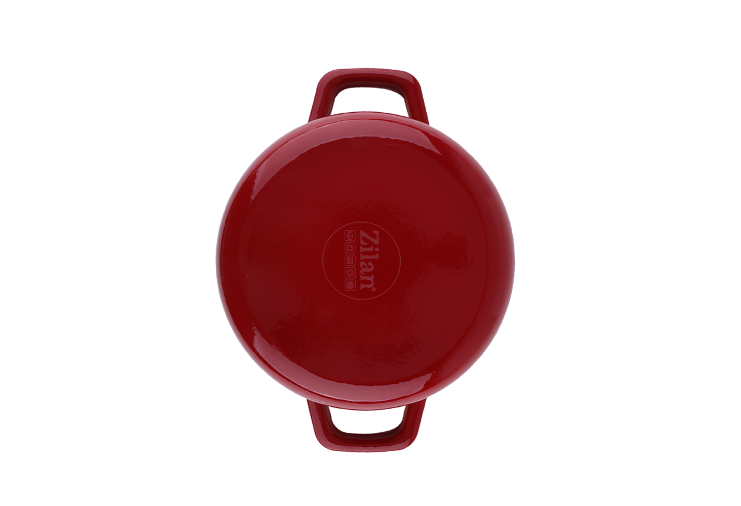 Cratita Zilan ZLN0958, Din fier turnat sub presiune puternica, 2.1L, Diametru 24 cm, Inaltime 7 cm, Compatibila cuptor si masina de spalat vase, 7 straturi de material