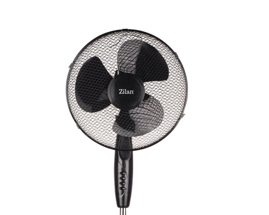 Ventilator cu picior Zilan ZLN2000, Inaltime reglabila, 40W, 3 trepte de viteza