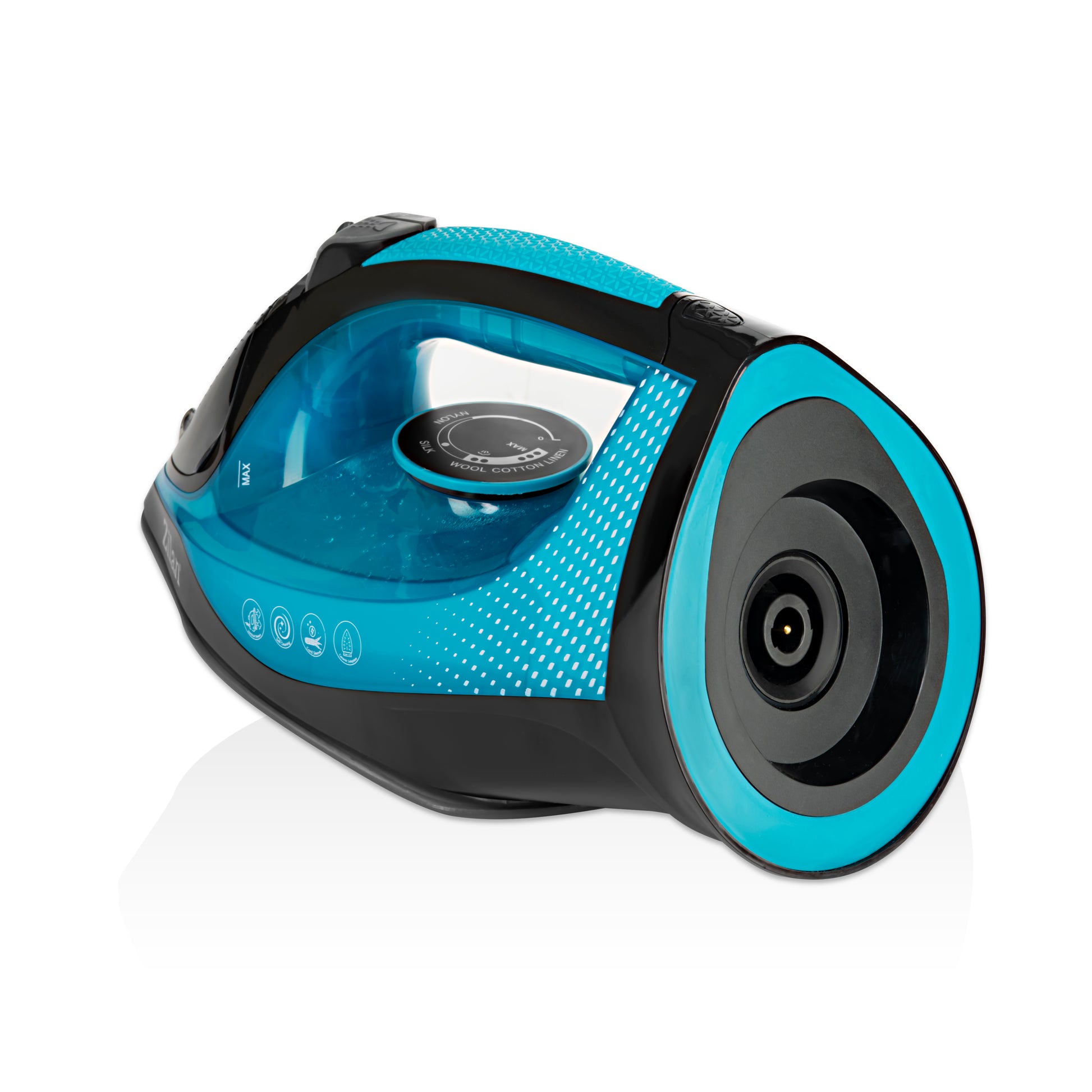 Fier de calcat Zilan ZLN0989, 2200W, Anti Calcar, Folosire cu sau fara cablu, Cablu rotativ 360, Termostat reglabil, Albastru