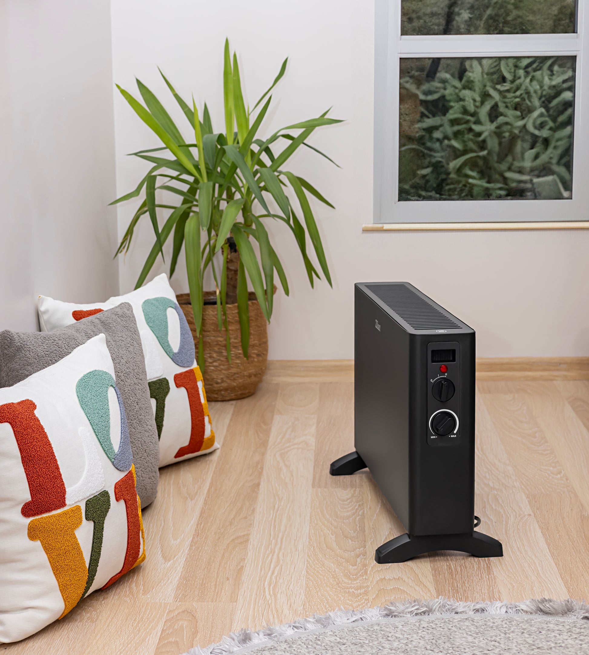 Convector electric Zilan ZLN2044, 2 trepte de viteza 1250W-2000W, termostat reglabil, protectie la supraincalzire