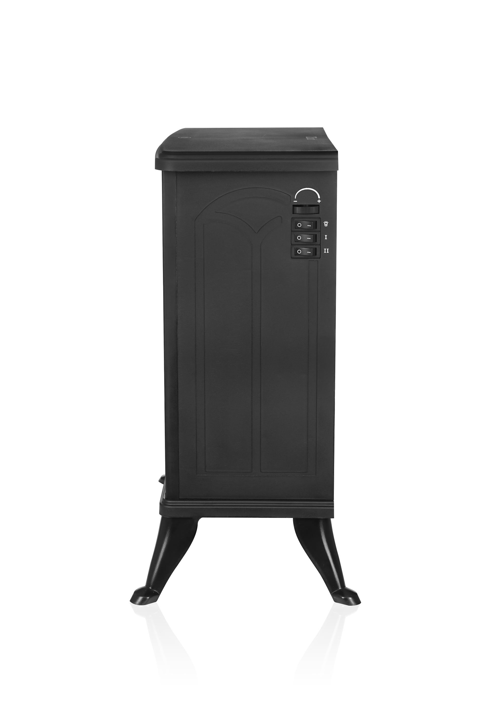 Semineu electric Zilan ZLN2051, 2 trepte de putere 1900W, element de incalzire PTC, afisaj realistic
