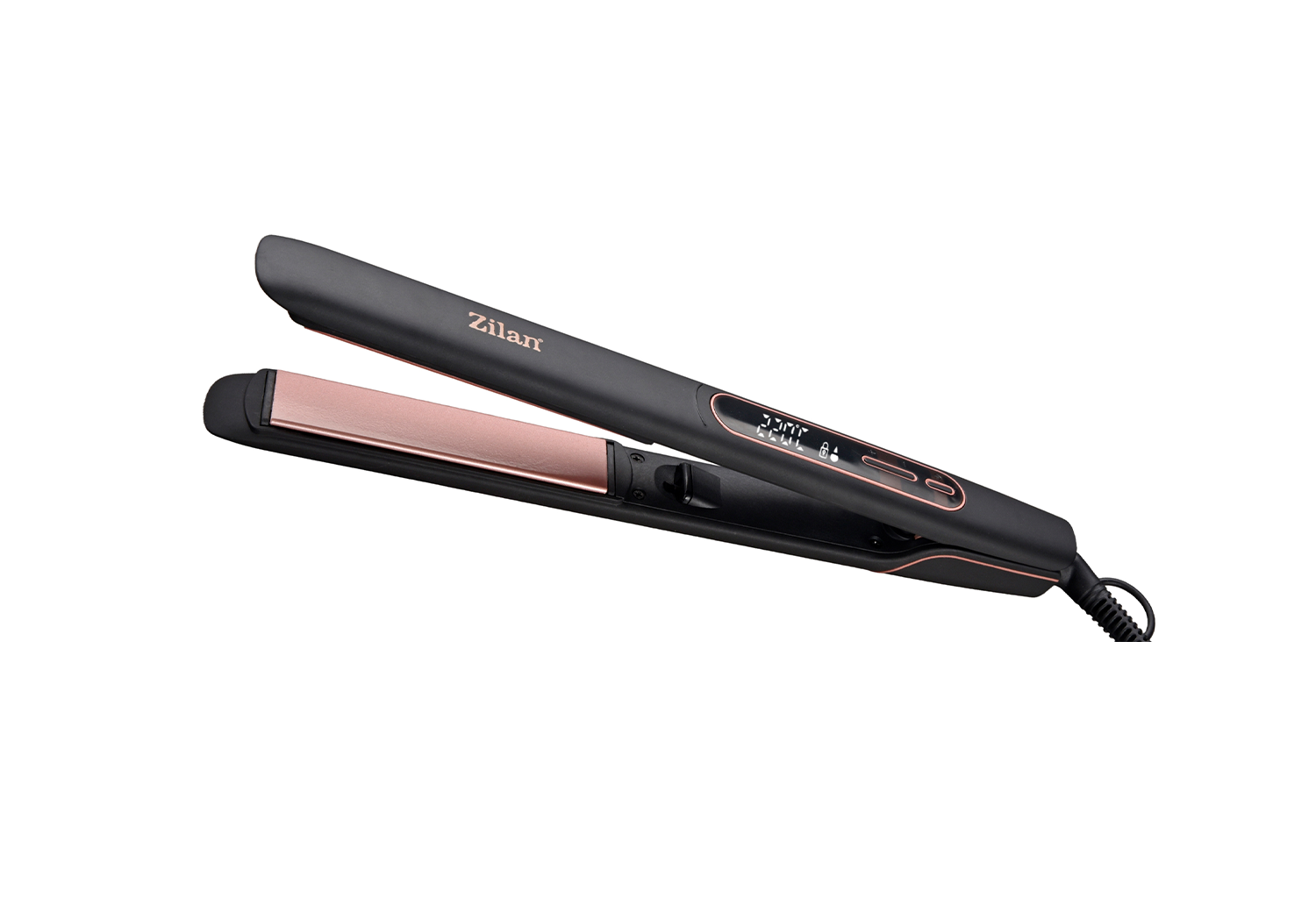 Placa pentru indreptat parul Zilan ZLN9808 Lachesis, temperatura maxima 220°C, 6 trepte de temperatura, afisaj LED, 42W
