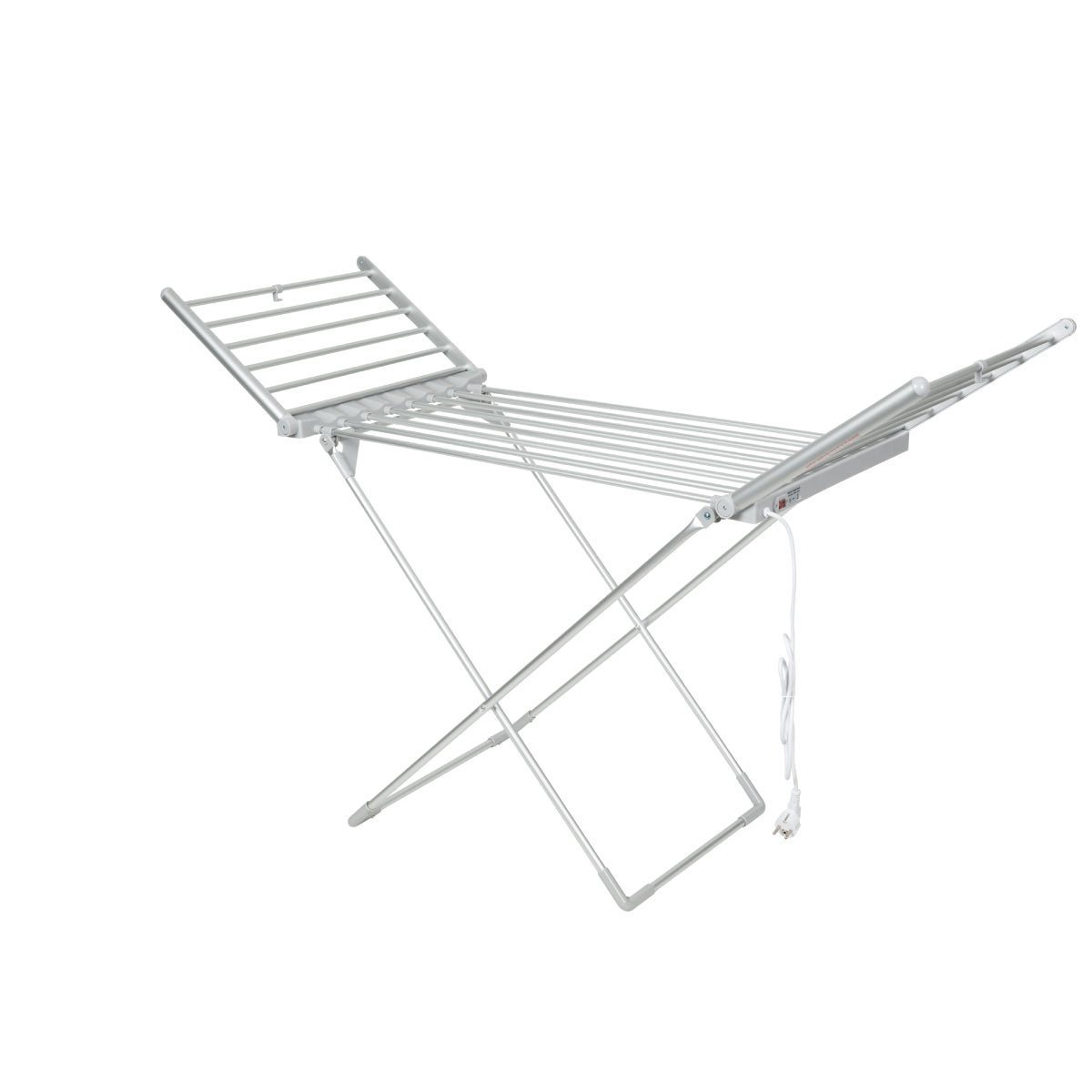 Uscator de rufe electric Zilan ZLN2060, suprafata 12m, inaltime ajustabila, aluminiu inoxidabil, pliabil, 230W
