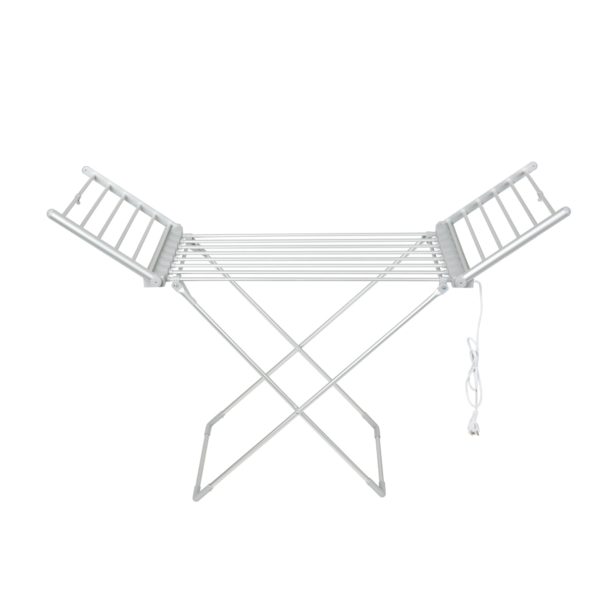 Uscator de rufe electric Zilan ZLN2060, suprafata 12m, inaltime ajustabila, aluminiu inoxidabil, pliabil, 230W