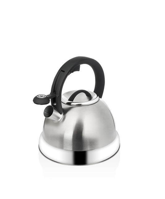 Ceainic cu fluier Zilan ZLN1306 din otel inoxidabil, Compatibil gaz, electric  inductie, Capacitate 3.5L