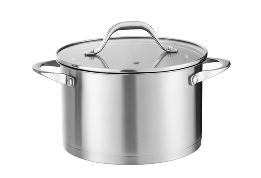 Oala din inox Zilan ZLN1368, 5.5L, Diametru 24 cm, manere nituite, Compatibil gaz, inductie  electric, Compatibil masina de spalat vase
