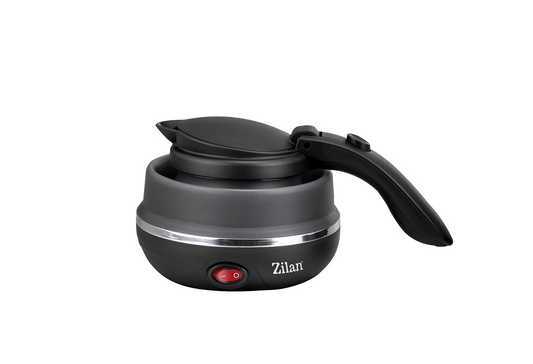 Fierbator pliabil Zilan ZLN1986 pentru voiaj, Putere 750W, Capacitate 0.5L, Protectie la supraincalzire, Baza din inox si carcasa din silicon durabil