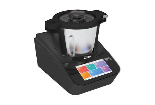 Robot de bucatarie Zilan ZLN9341 RUBY multifunctional Thermorobot, 1700W, 4.7L, Ecran color TFT cu touchscreen de 7 inch, 18 Functii, WiFi, Aplicatie mobila
