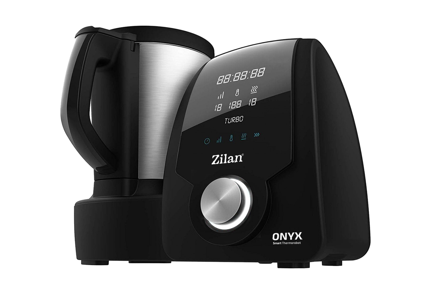 Robot de bucatarie Zilan ZLN9334 ONYX multifunctional Thermorobot, 1700W, Capacitate 3.3L, 30 de functii, Afisaj digital LED, aplicatie mobil