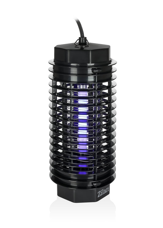 Aparat anti-insecte Zilan ZLN2600, Putere 4W, 1000 Volti, Zona de acoperire 20 metri patrati, Functionare Netoxica, Grilaj de siguranta