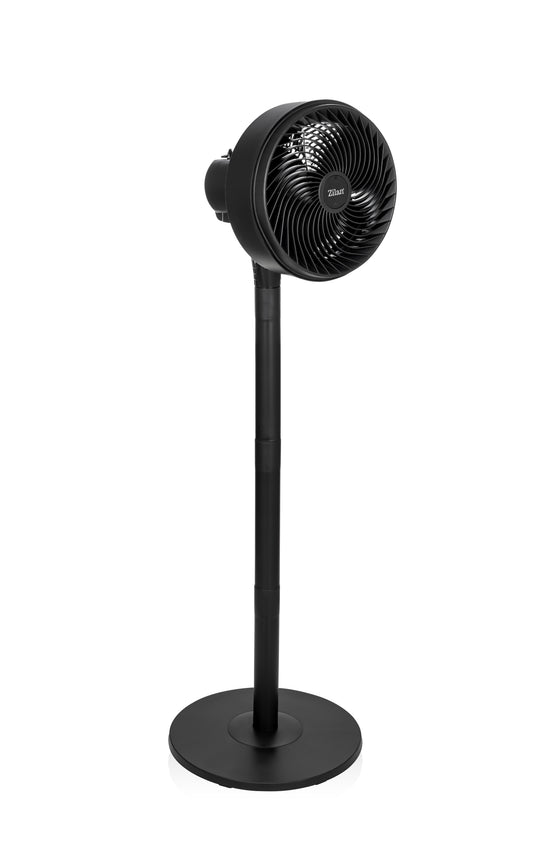 Circulator aer cu picior Zilan ZLN2556, Putere 65W, 3 trepte de viteza, Diametru grilaj 27 cm, Inaltime reglabila