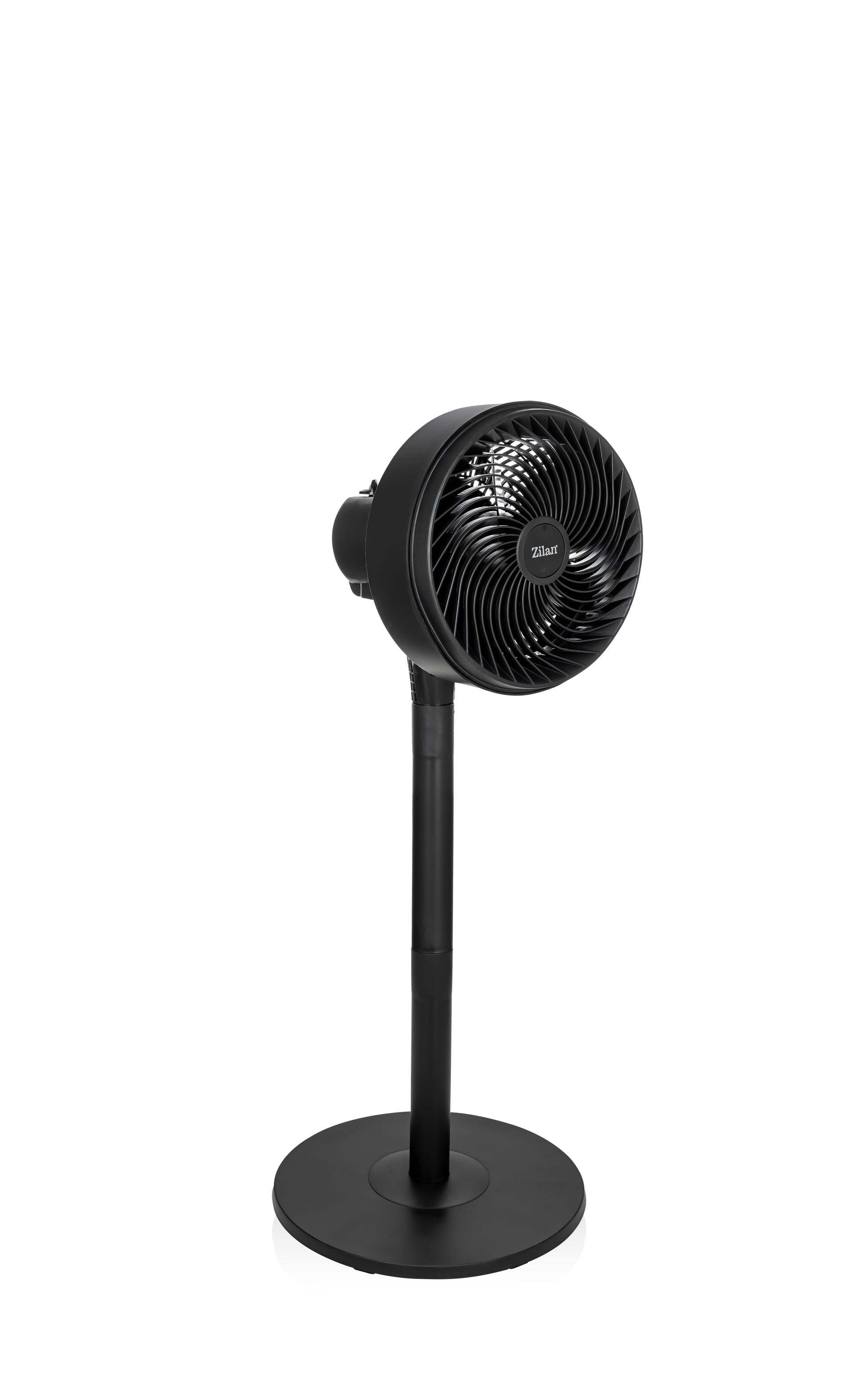 Circulator aer cu picior Zilan ZLN2556, Putere 65W, 3 trepte de viteza, Diametru grilaj 27 cm, Inaltime reglabila