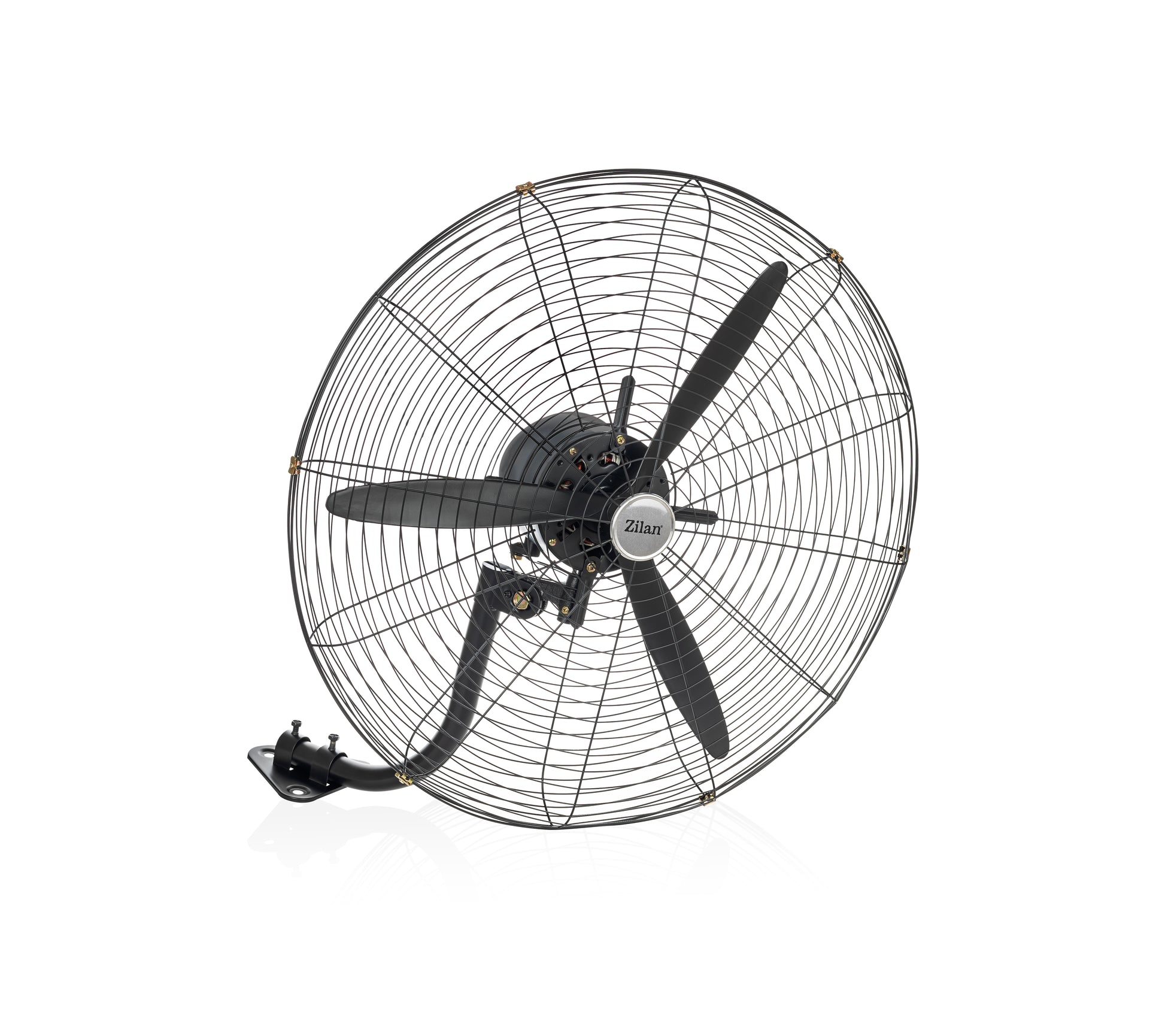 Ventilator Zilan ZLN2549 cu picior sau pentru perete, Diametru grilaj 68 cm, Putere 130W, Pozitie fixa sau oscilanta