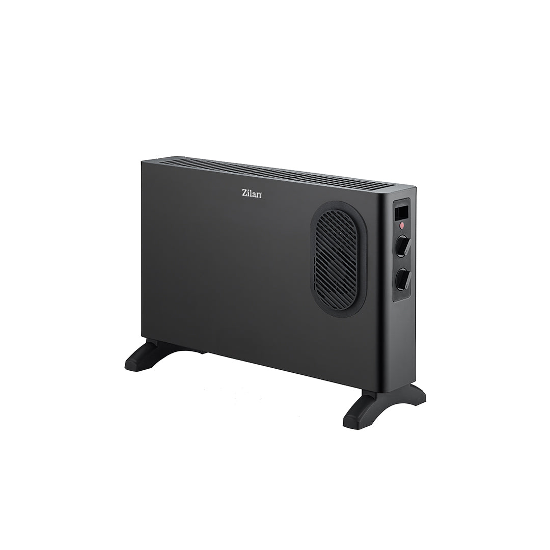 Convector cu ventilator Zilan ZLN2055, Termostat reglabil, Protectie la supraincalzire, Siguranta rasturnare, Putere 1250 / 2000W