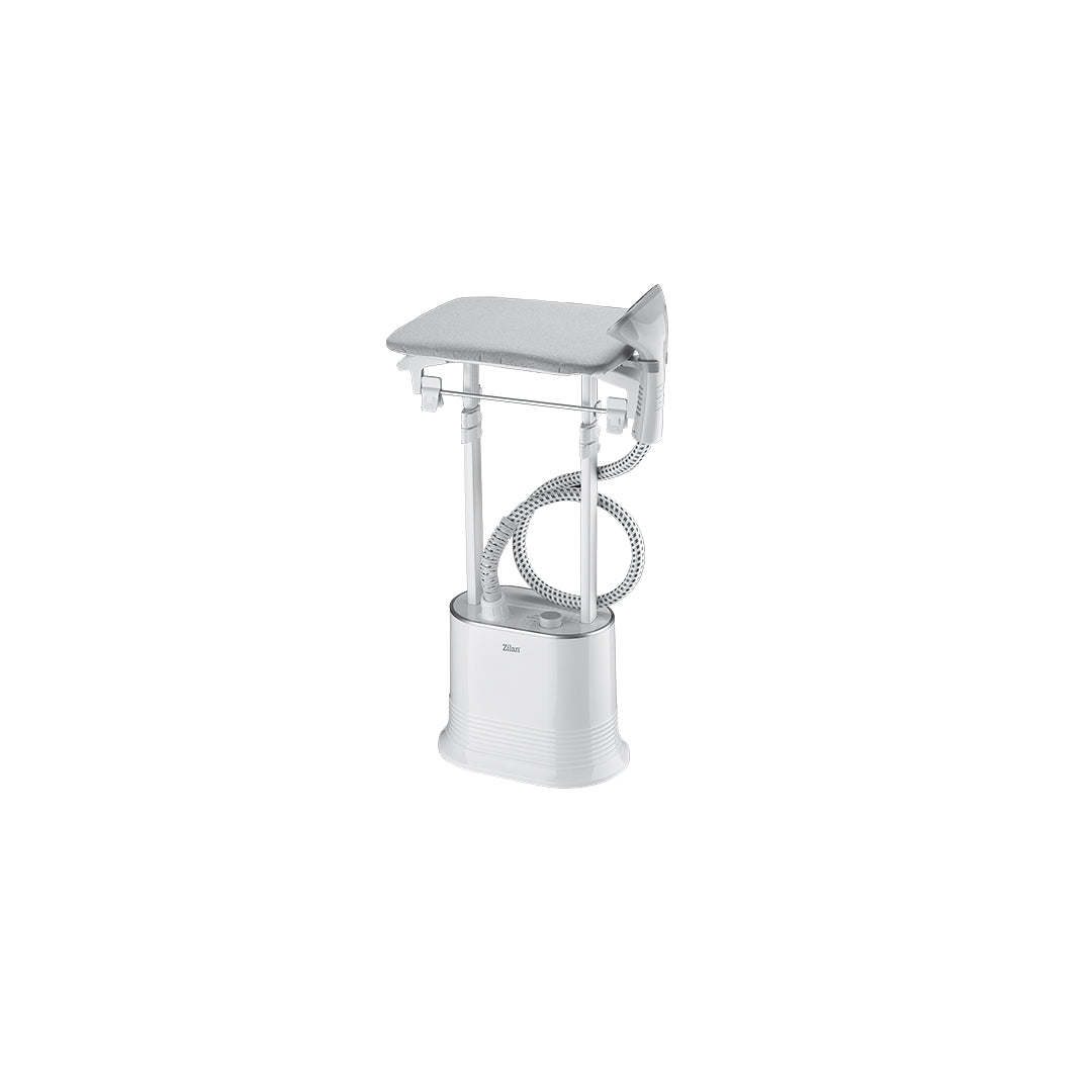 Fier de calcat vertical cu aburi Zilan ZLN2792 cu stand, Tija reglabila, Rezervor 1.7L, Putere 2000W