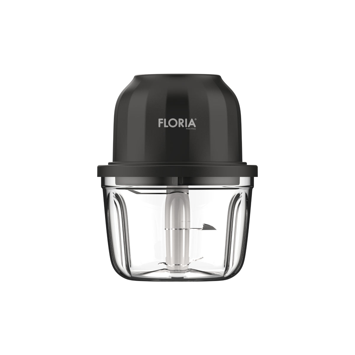 Tocator legume-fructe Floria ZLN2655   Mini Chopper   reincarcabil, Capacitate 350 ml, Baterie 1200mAh, Putere 5V / 30W