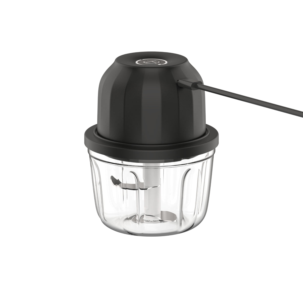 Tocator legume-fructe Floria ZLN2655   Mini Chopper   reincarcabil, Capacitate 350 ml, Baterie 1200mAh, Putere 5V / 30W