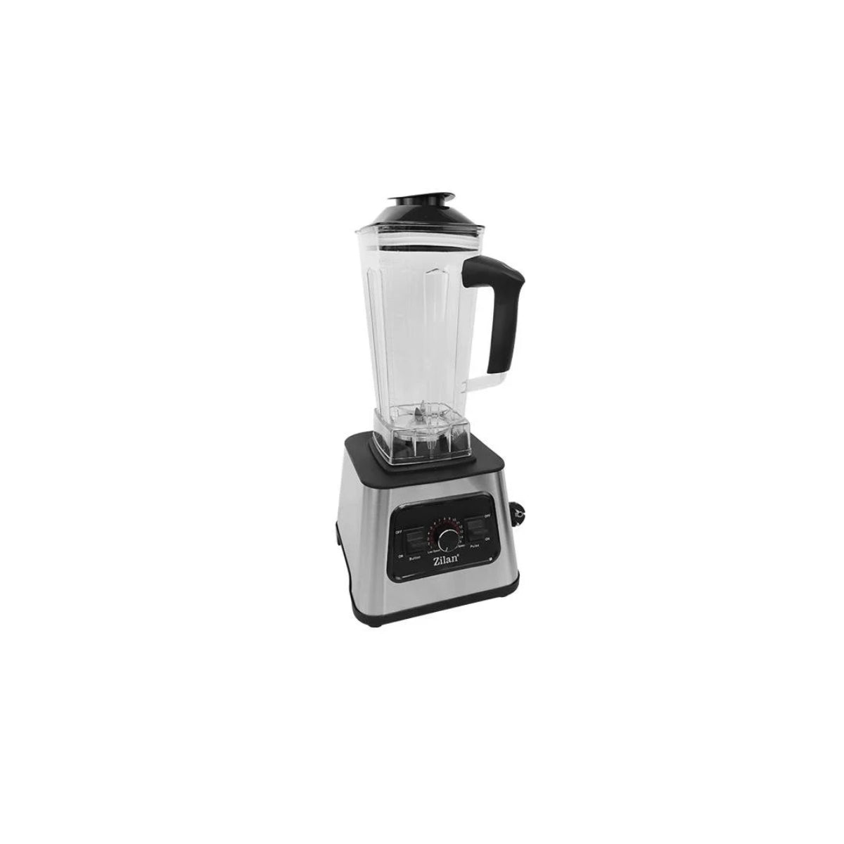Blender inox Zilan ZLN2785, Vas din sticla 2L, 15 trepte viteza + pulse, Putere 1100W