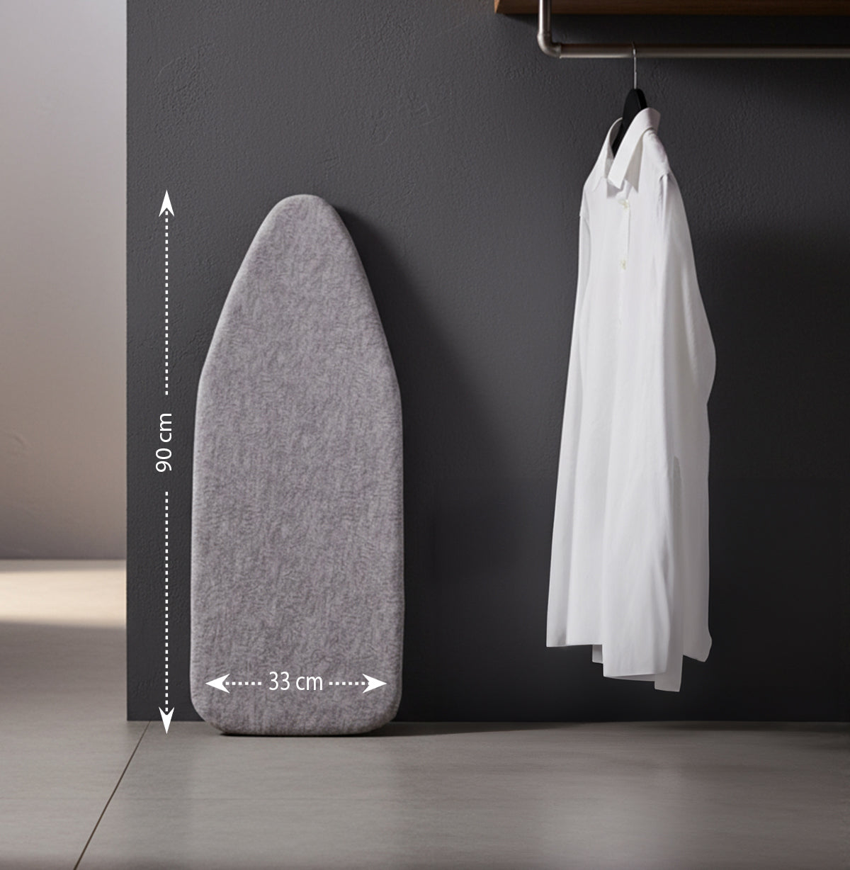 Masa De Calcat Mini ZILAN ZLN4546 Avorio, Portabila, Suprafata de lucru 33 x 90 cm