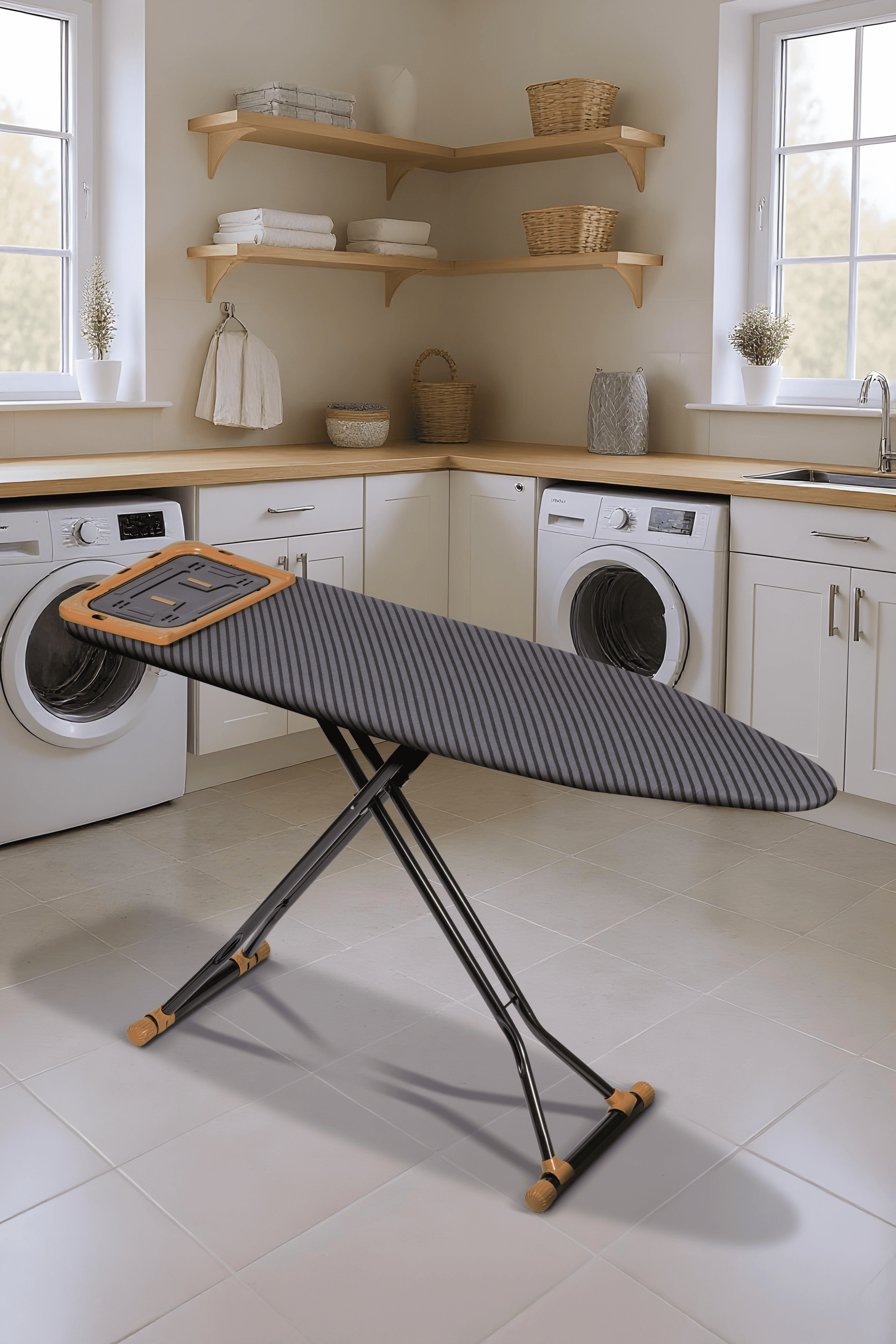 Masa De Calcat ZILAN ZLN4538 Aurum Touch Plus, Inaltime ajustabila, Tava mobila pentru fier de calcat