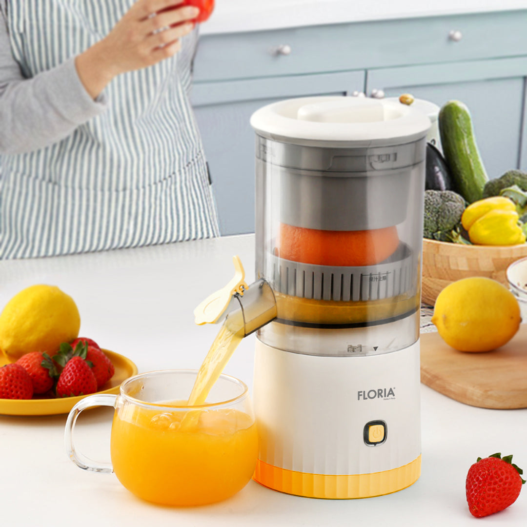 Storcator de fructe portabil reincarcabil FLORIA ZLN4079 - USB, Wireless, pentru smoothie si sucuri fresh