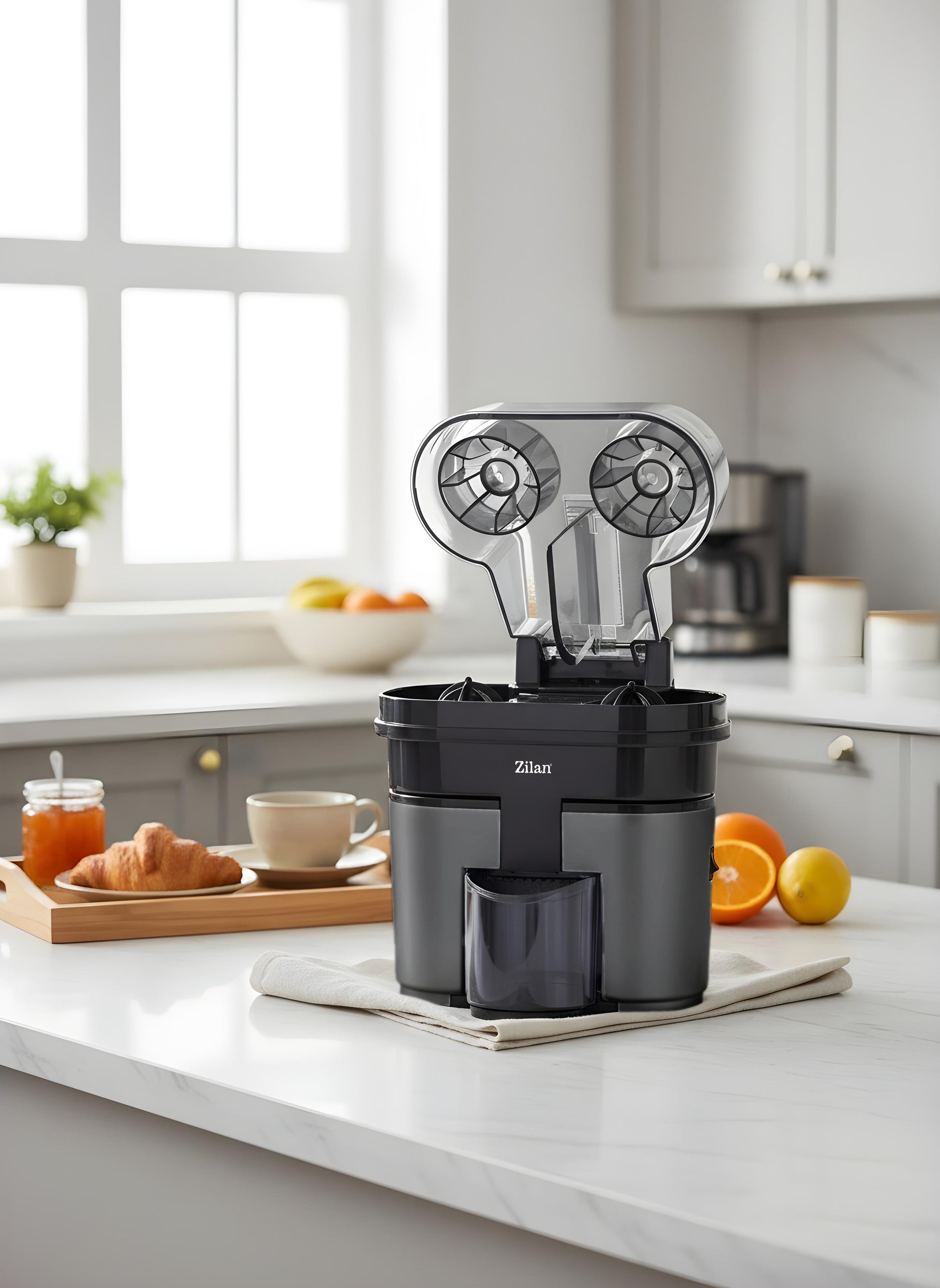 Storcator Citrice Electric cu 2 conuri ZILAN ZLN1156