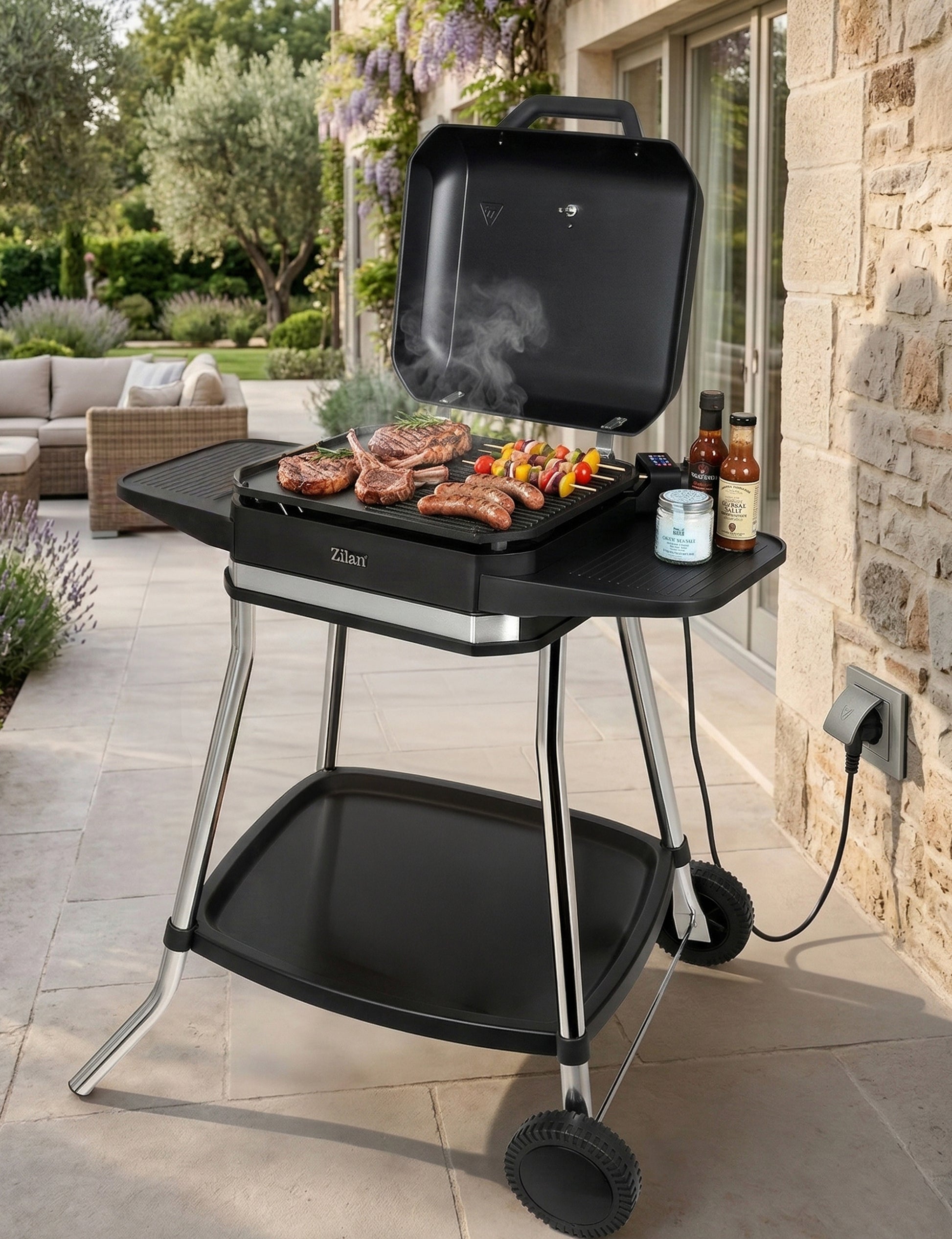 Gratar electric exterior ZILAN ZLN2502