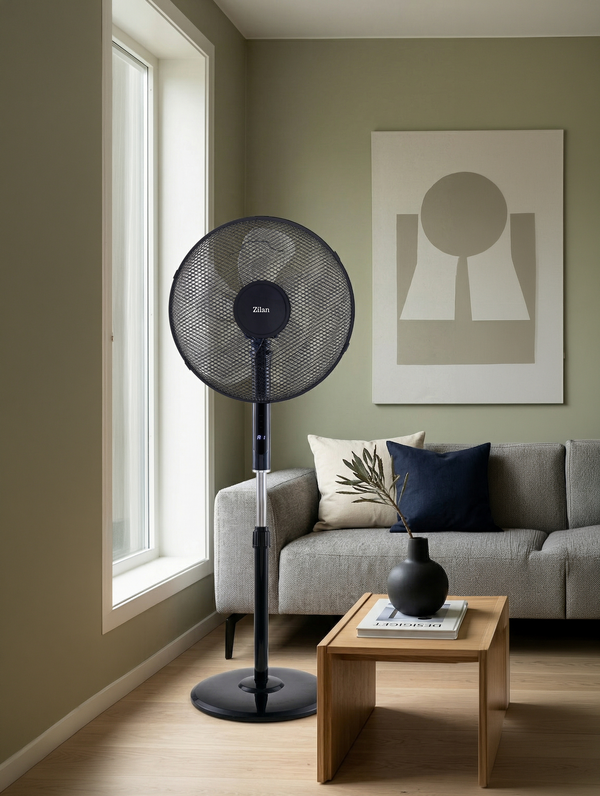 Ventilator cu Picior Diametru 43 cm ZILAN ZLN4642