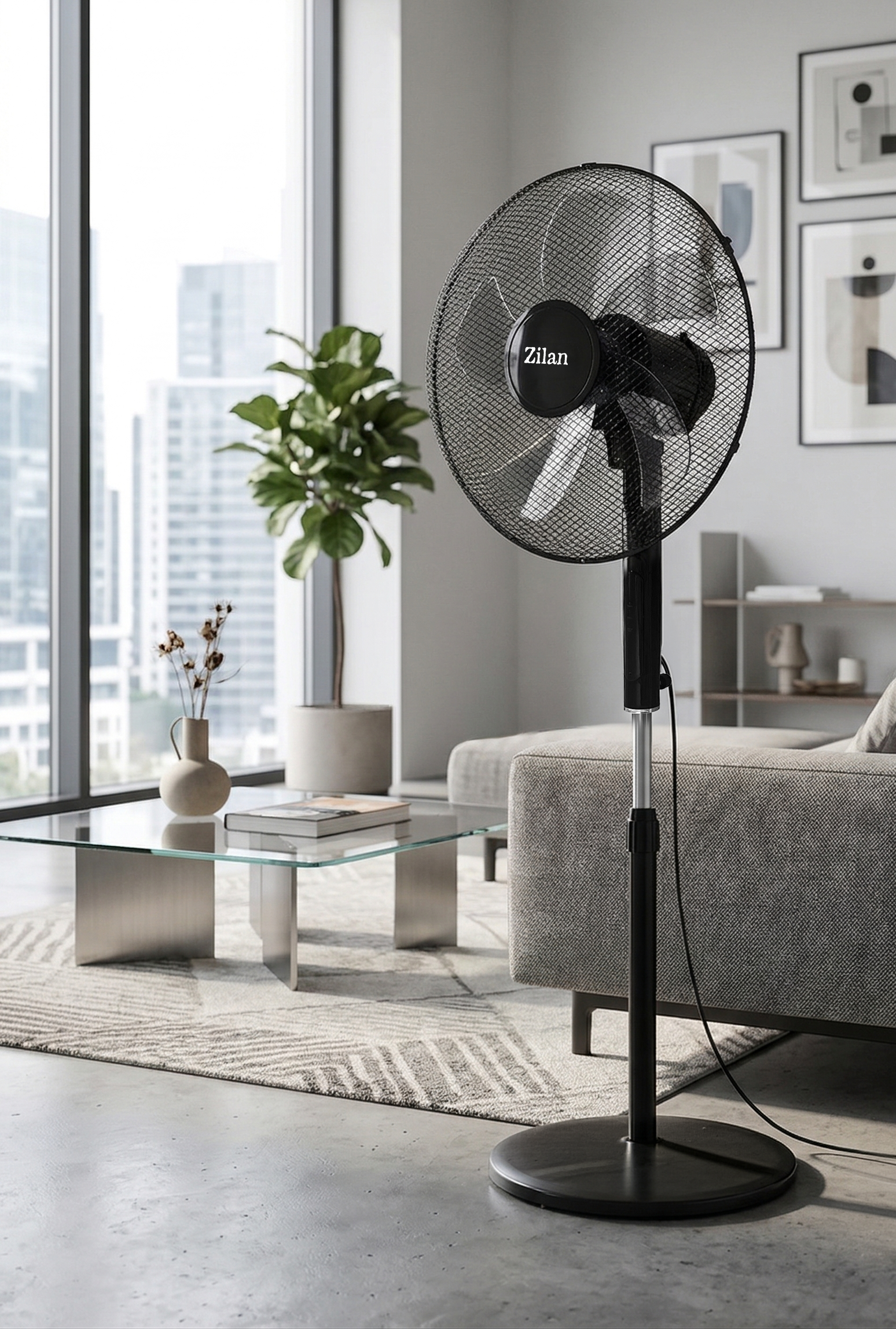 Ventilator cu Picior Diametru 43 cm ZILAN ZLN4642