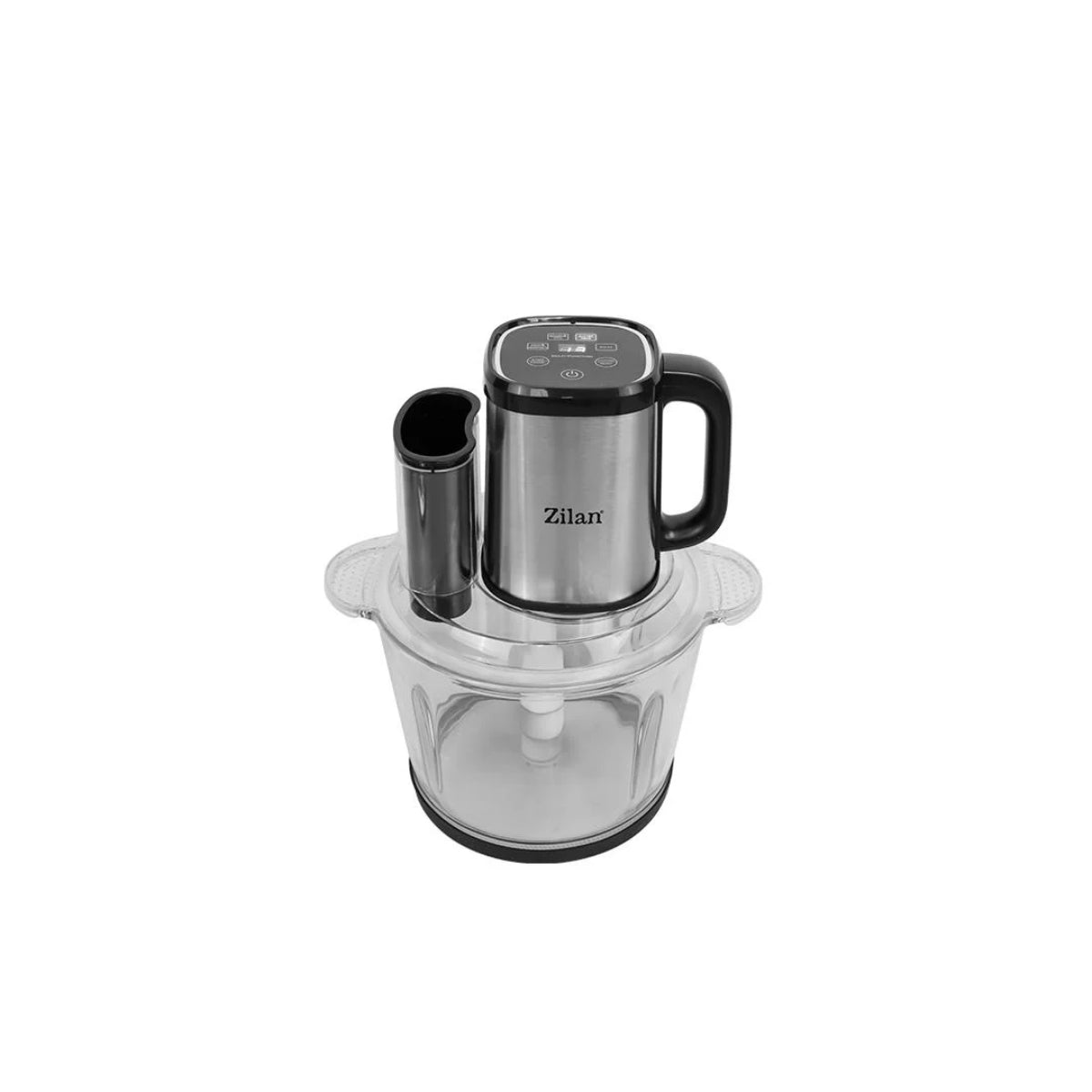 Tocator legume-fructe Zilan ZLN2767 digital multifunctional, Vas sticla capacitate 3L, 4 functii presetate, Lame din titan, Putere 500W