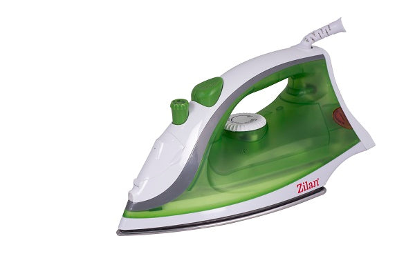 Fier de calcat talpa inox ZILAN ZLN-8410,Alb/ Verde 1600W,