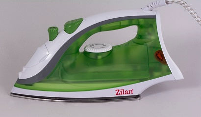 Fier de calcat talpa inox ZILAN ZLN-8410,Alb/ Verde 1600W,