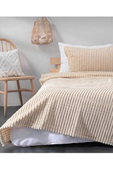 Cuvertura Pat Dublu, 3 Piese, Polyester 100% Modern Line – Calitate Premium, pe mai multe culori