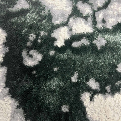 Covor Buse Fulger, Verde Smarald, Living, Dormitor, Modern