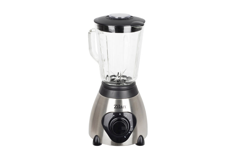 Blender electric stativ ZİLAN ZLN-2782 ,capacitate 1.5 l , 5 viteze , 600W, cana din sticla