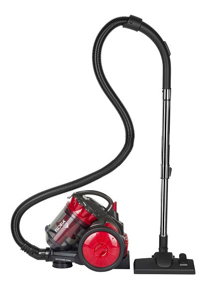 Aspirator fara sac FLORIA ZLN-3451,rosu-negru filtru HEPA 13, filtrare ciclonica, capacitate colectare 2.5L, putere 700W,