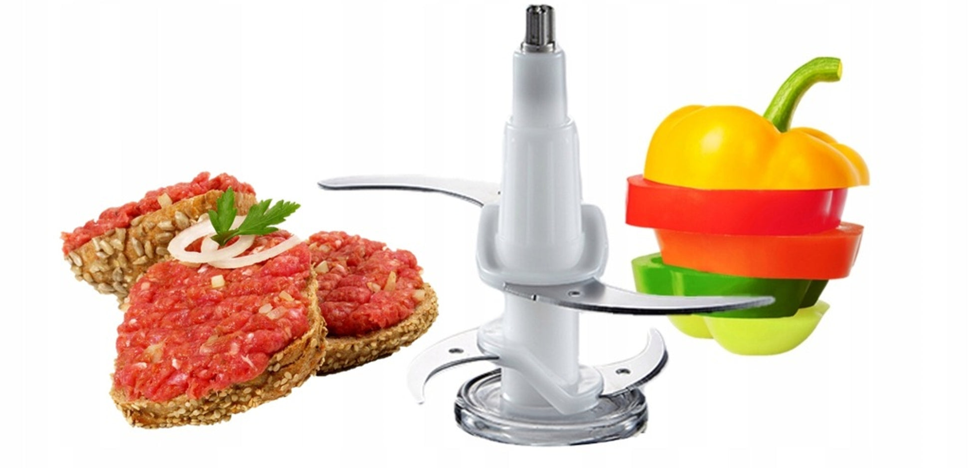 Tocator legume-fructe ZILAN ZLN-3888, Putere 300W, Vas din sticla 1.6L, 4 lame inox, 2 trepte de viteza