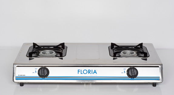 Aragaz plita inox Zilan - Floria, 72 x 40 x10 cm, 2 och. ZLN8365, alimentare GPL Butelie