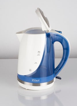 Cana electrica ZILAN ZLN-1303,Albastru Capacitate 1.7L, 1850-2200W, Baza rotativa,