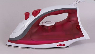 Fier de calcat talpa inox ZILAN ZLN-8410, 1600W,Alb/ Rosu