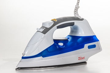 Fier de calcat cu aburi, talpa inox ZILAN ZLN-8434, 2200W, Sistem pulverizare spray, Functie anticalcar, Functie autocuratare