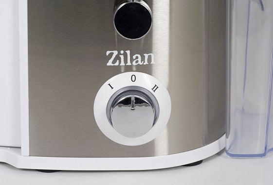 Storcator legume fructe ZILAN ZLN-7979,Alb Putere 800 W, Recipient colectare pulpa 1.6L, Pahar gradat colectare suc 0.75L, Tub de alimentare