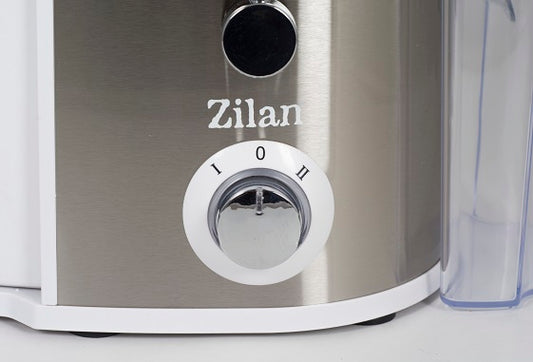 Storcator legume fructe ZILAN ZLN-7979,Alb Putere 800 W, Recipient colectare pulpa 1.6L, Pahar gradat colectare suc 0.75L, Tub de alimentare