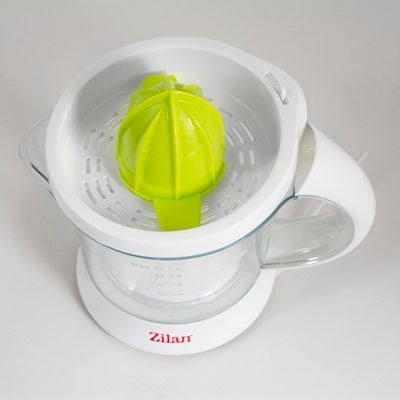 Storcator citrice ZILAN ZLN-7832,Alb/Verde Capacitate 1L, Cana gradata, Functie reverse, Putere 40W,