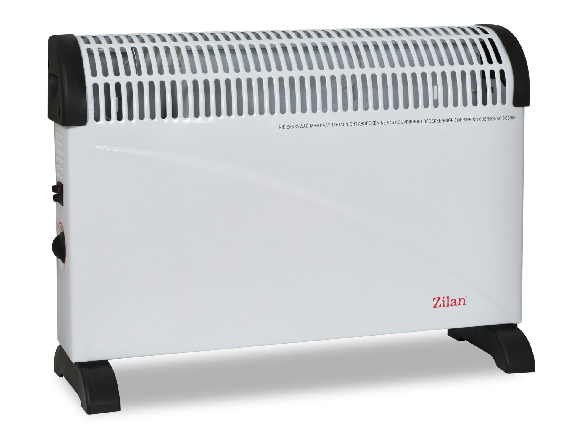 Convector electric de podea FLORIA ZLN-6843, Alb 2000W, 3 trepte de putere, Termostat reglabil,
