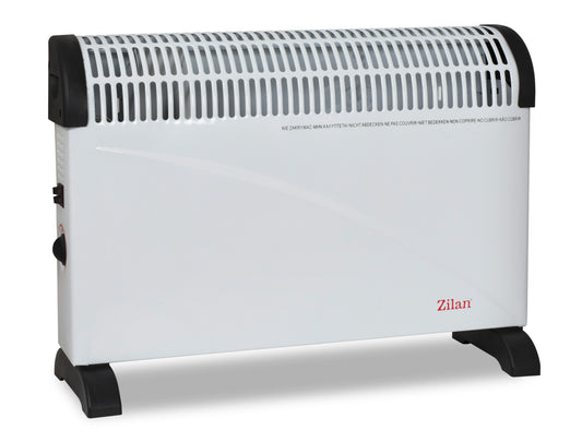 Convector electric de podea FLORIA ZLN-6843, Alb 2000W, 3 trepte de putere, Termostat reglabil,