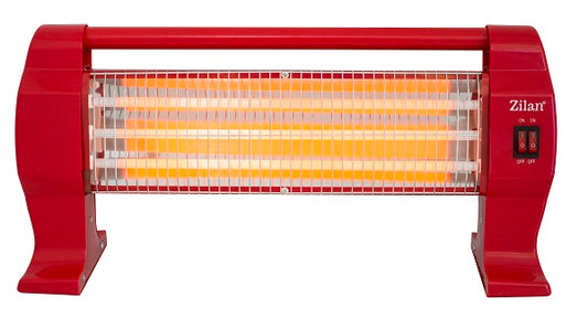 Radiator cu 3 rezistente ,ZİLAN ZLN-1084,1200W,Rosu