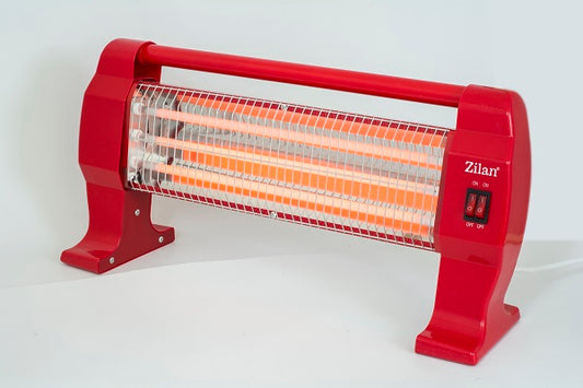 Radiator cu 3 rezistente ,ZİLAN ZLN-1084,1200W,Rosu