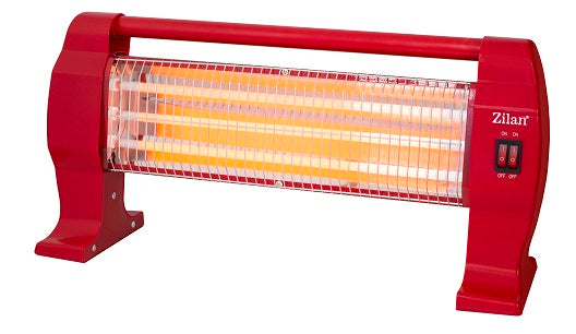 Radiator cu 3 rezistente ,ZİLAN ZLN-1084,1200W,Rosu