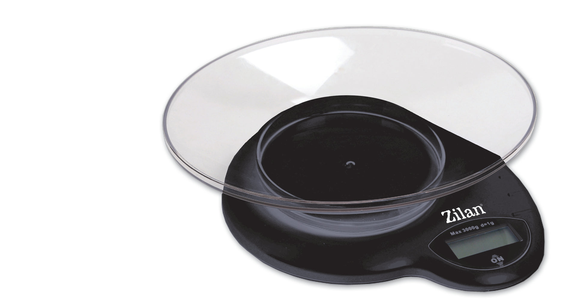 Cantar de bucatarie, Zilan ZLN-7698 Negru,3 Kg, Display LCD.